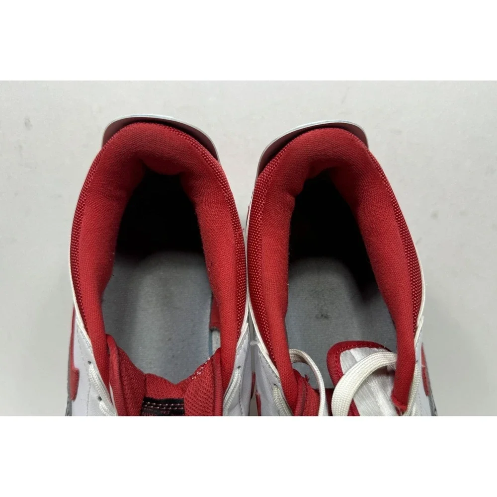 Jordan Legacy 312 Low Bred Fire Red Black Toe CD7069-160 Men's Size 9.5